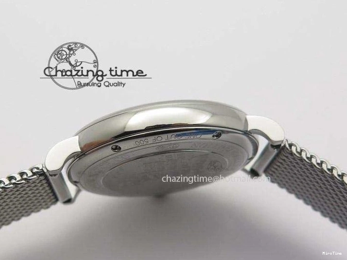 MIROTIME 0810 Portofino SCHAFFHAUSEN SS MKF 1:1 Best Edition Blue Dial On Mesh Bracelet A Versatile 7338